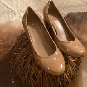 Prada square heels